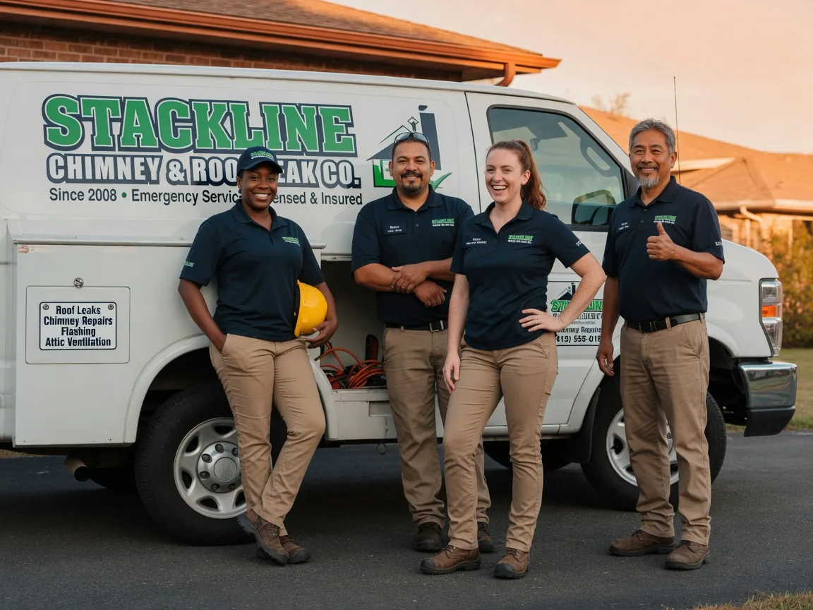 Chimney flashing repair company in Akron, CO